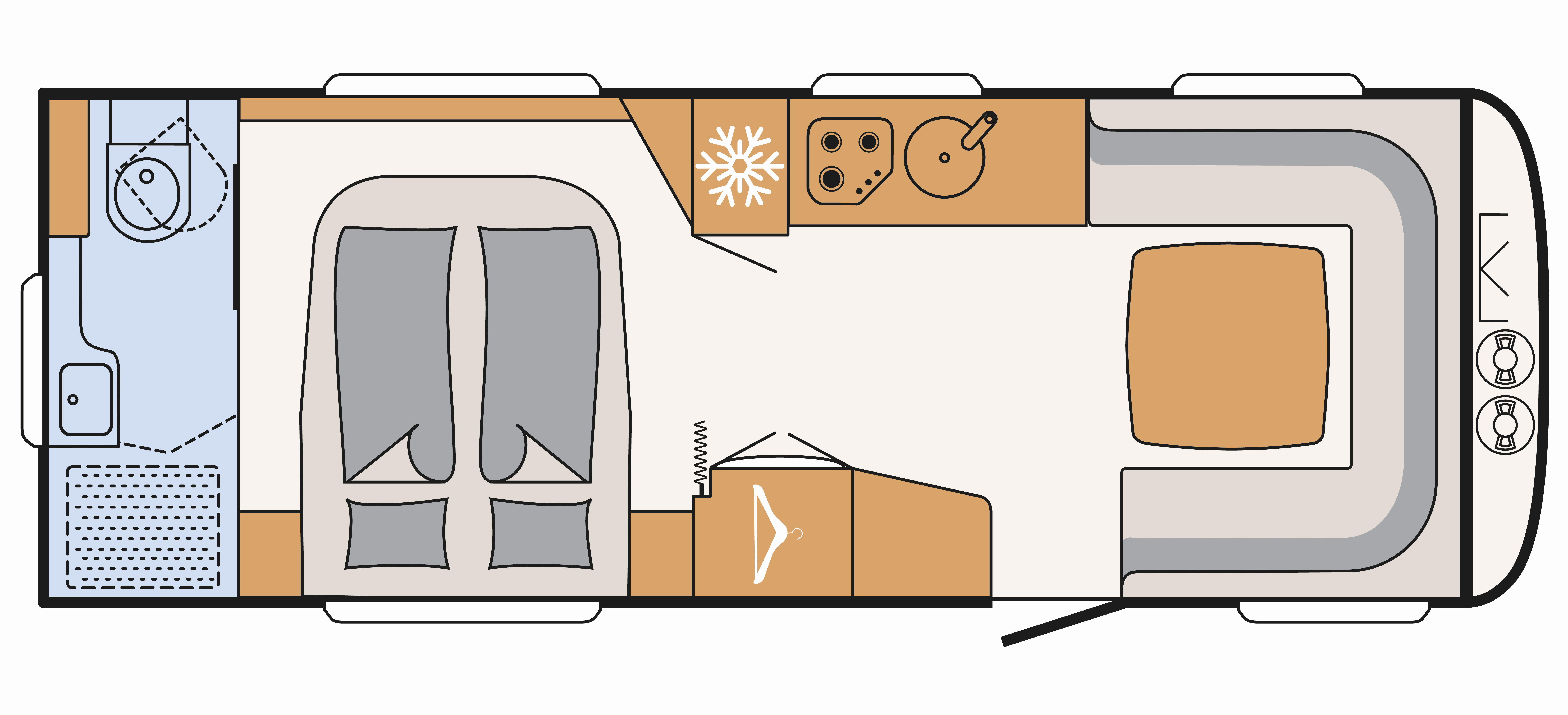 სქემის მოდელები Dethleffs Nomad 650 RQT