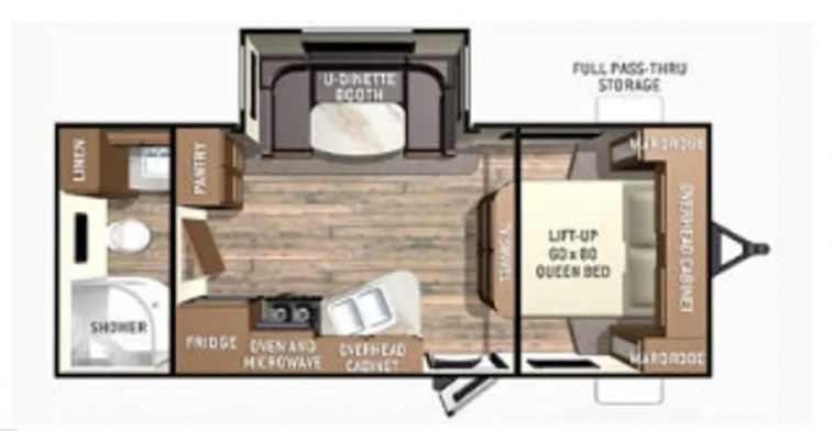 CRUSIER RV FUN FINDER 214WSD